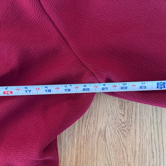 NWT XS (14) City Chic Maxi One Dream Deep Red High Low Dress - Picture 12 of 16